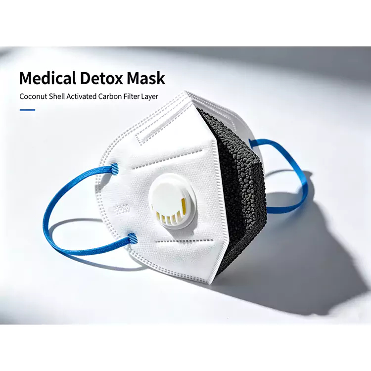 Camada de carbono de máscara médica de desintoxicação