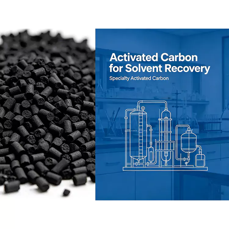 Carbono de recuperação de solvente